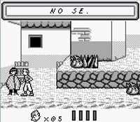 une photo d'Ã©cran de Tintin - Le Temple du Soleil sur Nintendo Game Boy